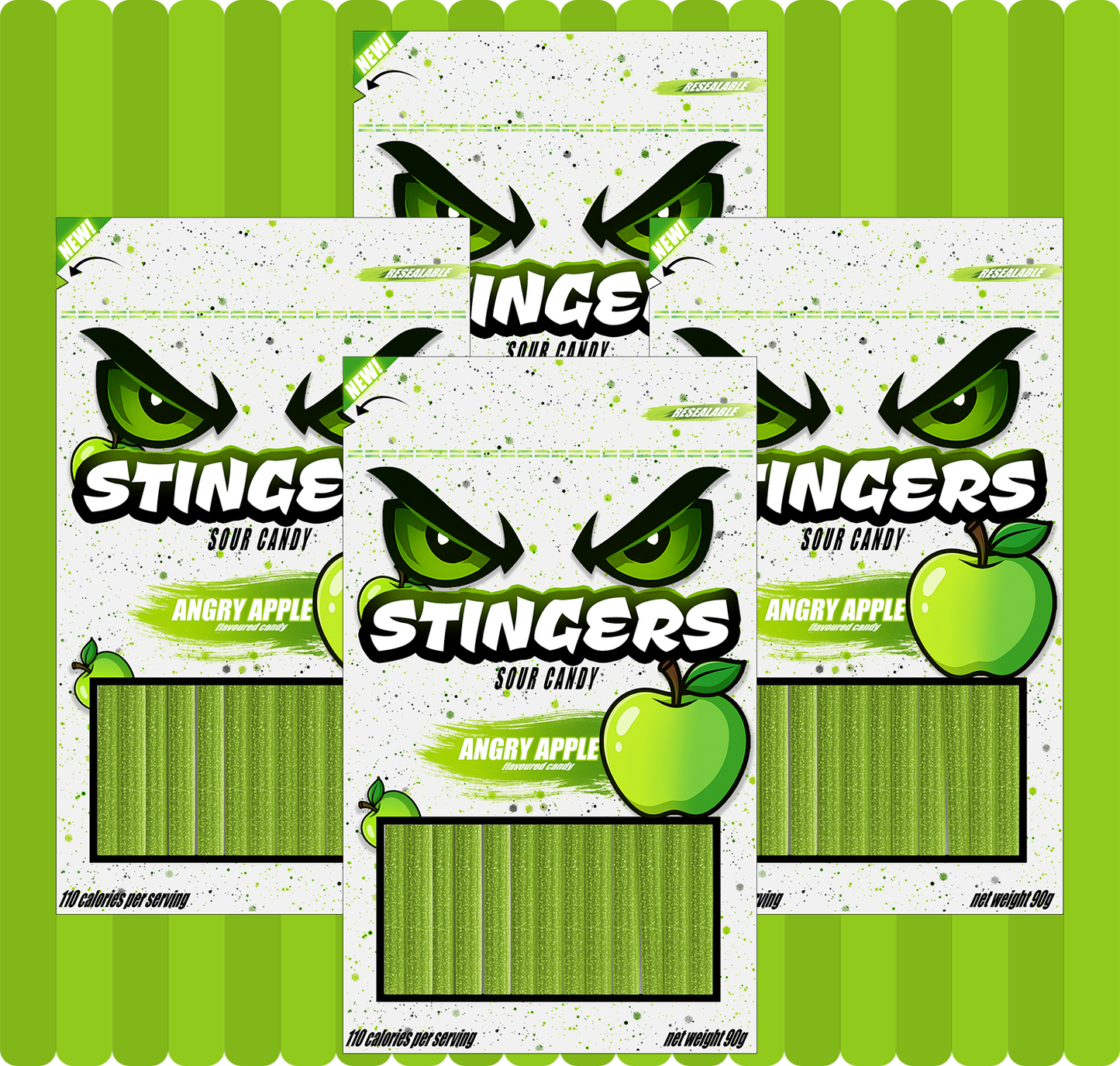 Angry Apple 4 Pack